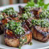 Lamb Chops with Mint Gremolata