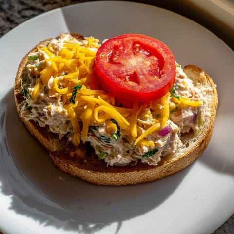 Tuna Melt Classic Open-Faced