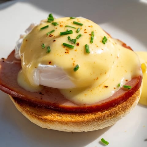 Imagine the rich, creamy Eggs Benedict featuring Canadian bacon atop toasted English muffins.