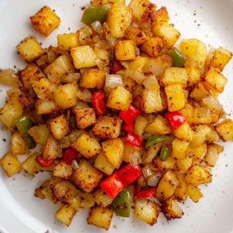 Crispy Golden Diced Potatoes