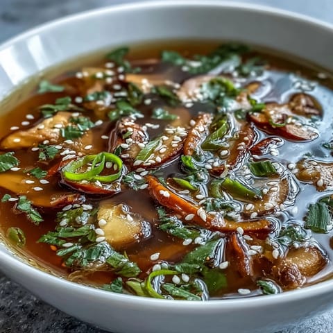Steaming Ginger-Miso Winter Soup, full of tender vegetables and comforting umami.