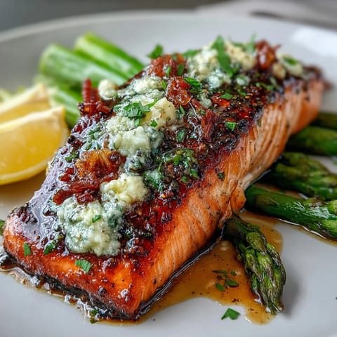 Garlic Butter Salmon Asparagus
