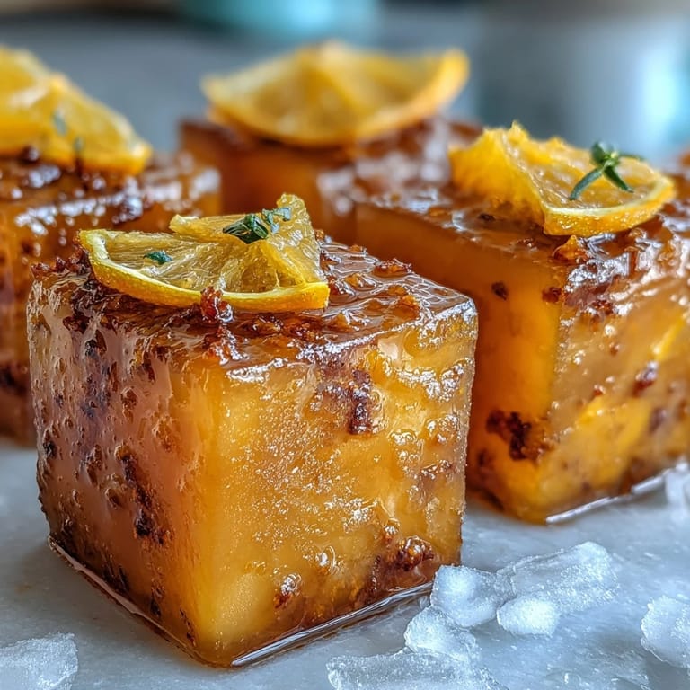 A bright ice cube tray filled with healthy Lemon Ginger Turmeric Wellness Cubes.