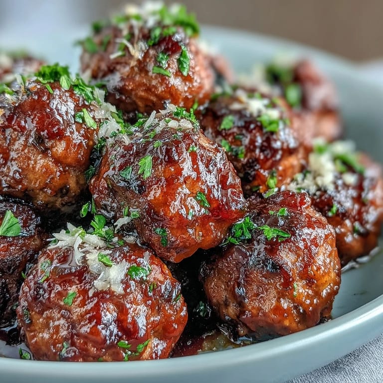 Delectable slow cooker peach glazed meatballs, perfect for party dipping.
