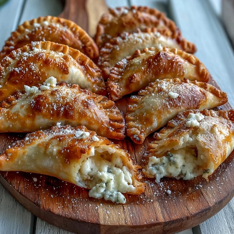 Warm Guava and Cheese Empanadas stacked on a plate, ready to be enjoyed as a sweet snack