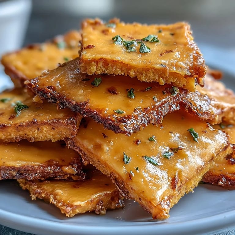 Buttery cheese straws with sharp cheddar and Parmesan, lightly spiced with cayenne, served as a crunchy appetizer on a rustic platter.